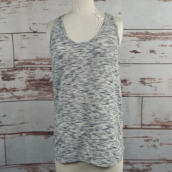 Lululemon Essential Tank Racerback Tiger Space Dye Black White Size - Picture 1 of 4